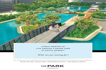 Enjoy in the 17-acre urban oasis at Lodha The Park in Worli, Mumbai